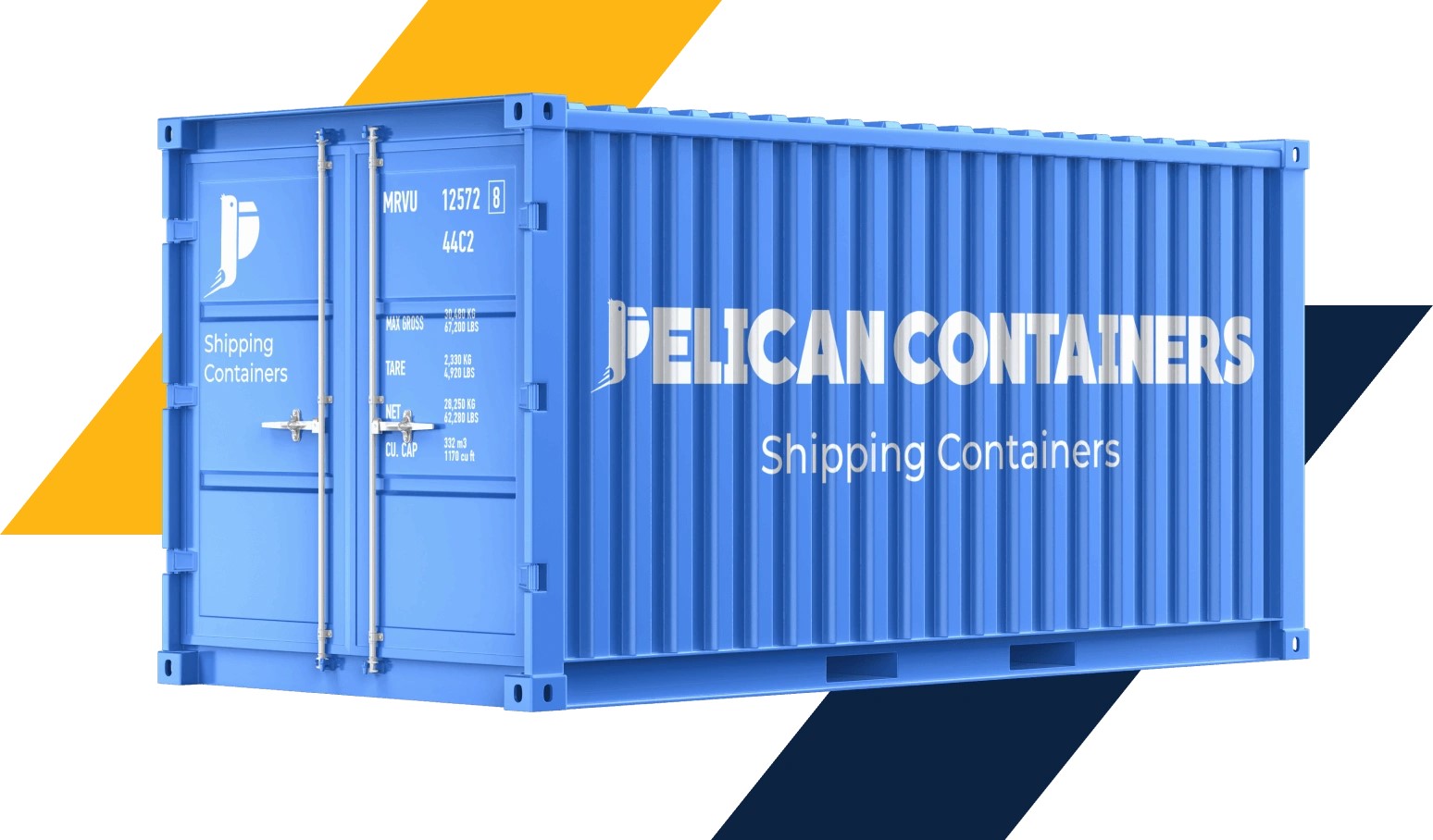 Blue Lumina Connex shipping container